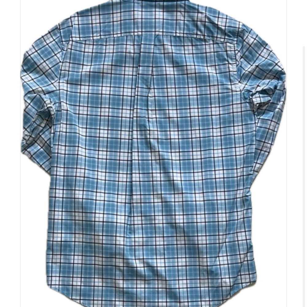 Vineyard Vines Blue Plaid Performance Classic Fit Tucker Shirt Size S - Picture 3 of 4